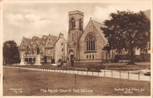 BR93695 die Pfarrkirche Fort William Schottland Echtfoto