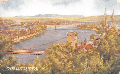 uk29140 inverness from castle hill scotland uk