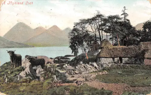 uk11852 a highland loch scotland uk
