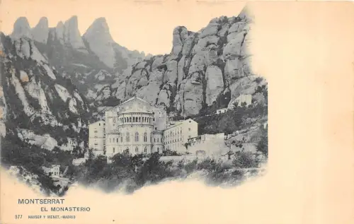 BR37208 Montserrat El monasterio spain