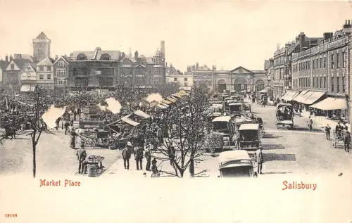 BR37413 Salisbury Market Place car voiture england