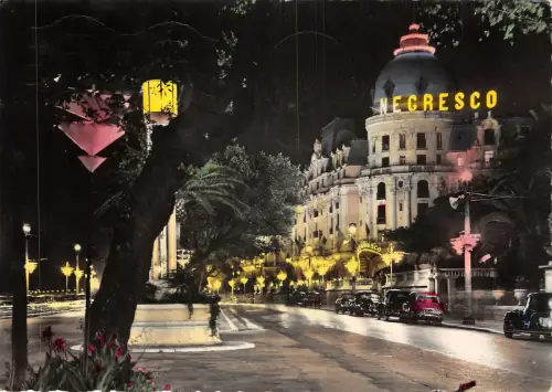 Lot259 schönes la promenade des anglais hotel negresco la nuit france
