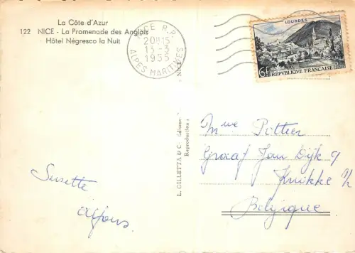 Lot259 schönes la promenade des anglais hotel negresco la nuit france