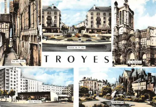 Lot196 troyes multi view france cathedral bus station