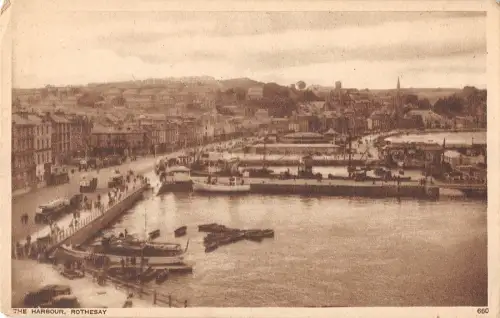 BR67770 the harbour rothesay scotland