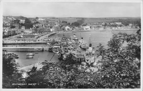 uk16150 rothesay west scotland real photo uk