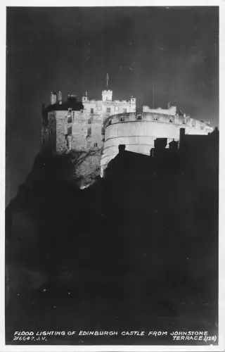 BR78903 Flutlicht von Edinburgh Castle aus John Stone Schottland
