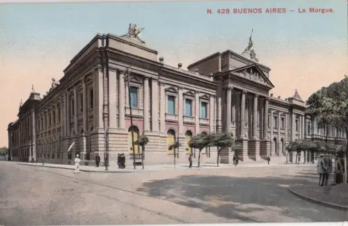 B80756 la morgue buenos aires argentina front/back image