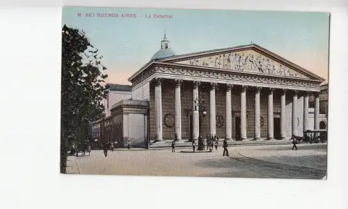 B78641 la catedral buenos aires argentina scan front/back image