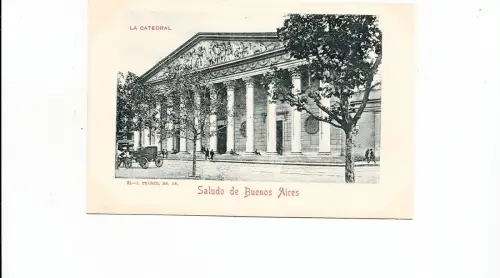 B81392 la catedral buenos aires argentina front/back image