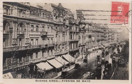 B80808 avenida de mayo buenos aires argentina front/back image