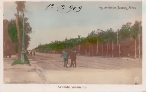 B81867 avenida sarmiento buenos aires argentina front/back image