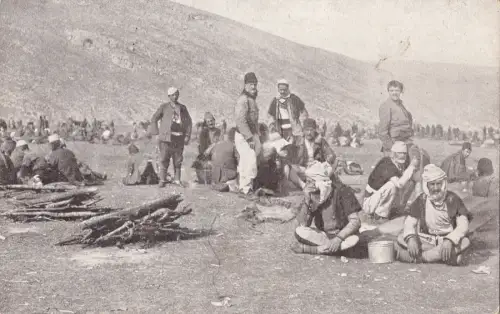 B81968 zajati bili turci na cerne hore czech republic front/back image