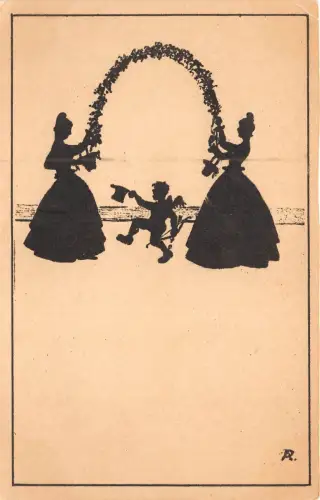 B2353 Illustration signed artist signed front/back scan