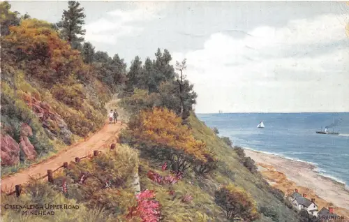 br108128 greenaleigh upper road minehead uk artist signed arquinton