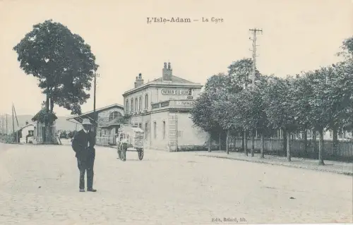 BF11549 la gare l isle adam france front/back image