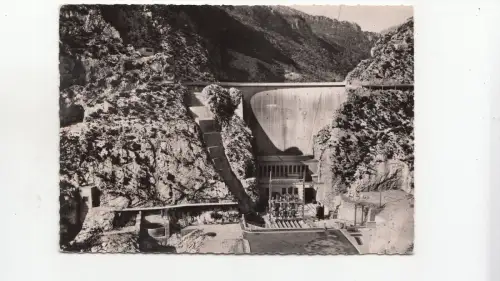 BF27632 barrage de la chaudanne pres de castellane france front/back image