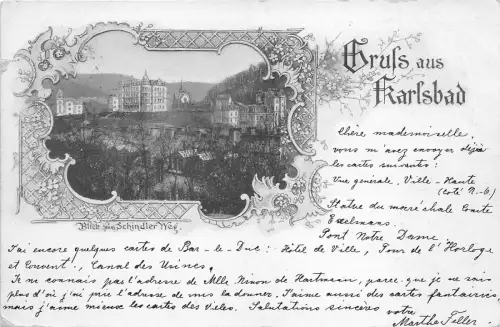 BT2257 Karlsbad Karlovy variant Litho Tschechien