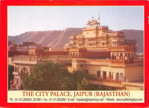 BG9454 der Stadtpalast Jaipur Rajasthan Indien