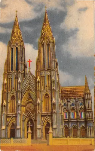 BR40409 St Philomena Kirche Mysore Indien