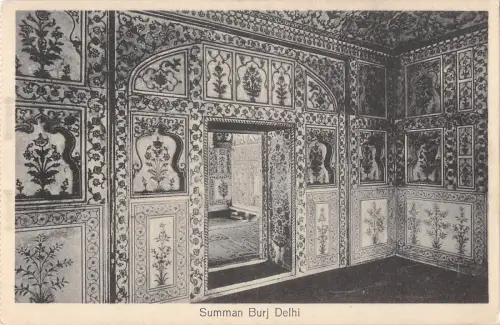B96006 Summan Burj Postkarte Delhi Indien