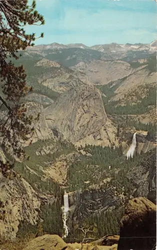 Lot112 usa california yosemite national park nevada falls from glacier point