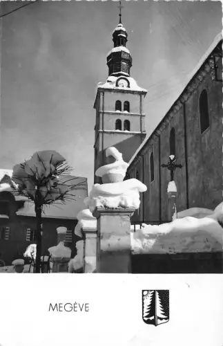 BR20536 Megeve le clocher Frankreich