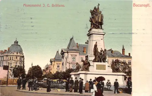 B25046 Bucuresti Monumentul Bratianu Rumänien
