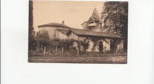 B80182 le pays landais eglise vers belhade france front/back image