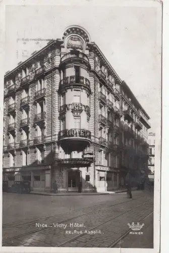 B79368 schönes Vichy Hotel Rue Assalit Frankreich Vorder-/Rückbild