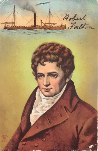 Lot285 robert fulton clermont ship famous people usa