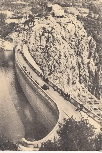 BF14931 vallee de la truyere le barrage de sarrans france front/back image