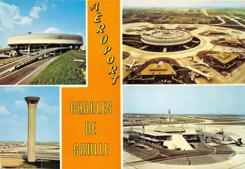 B71629 Roissy en france Charles de Gaulle Aeroport Flugplatz Flugzeug avi France