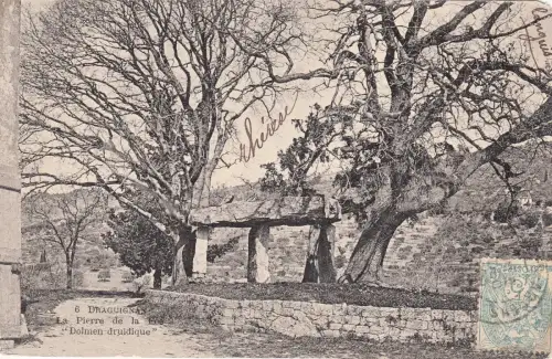BF12408 pierre de la do,em druidique draguignan france front/back image
