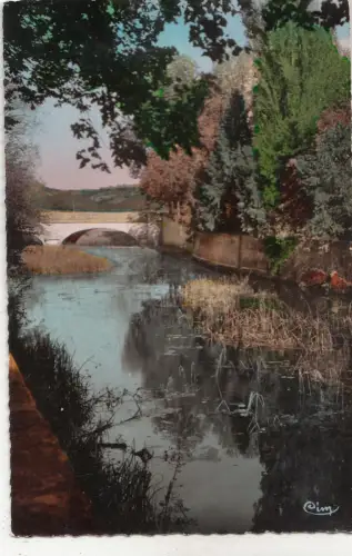 BF27347 noyers sur serein yonne bords du serein france front/back image