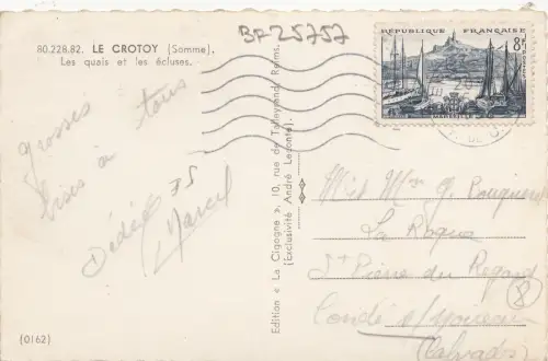 BF25757 le rotoy somme les quais et les ecluses france front/back image