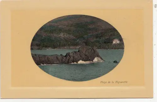 BF12280 plage de la piguarette france front/back image