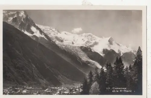 BF27250 chamonix et le mont blanc france front/back image