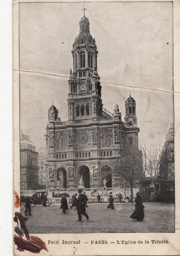 BF11594 l eglise de la trinite paris france front/back image
