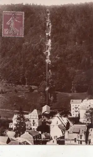 BF27615 le mont dore le funiculaire france front/back image