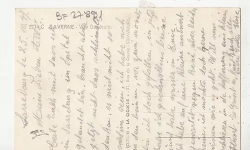 BF27891 saverne vue generale france front/back image
