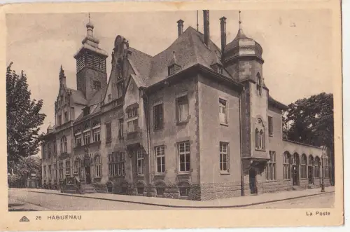 BF16897 la poste haguenau france front/back image