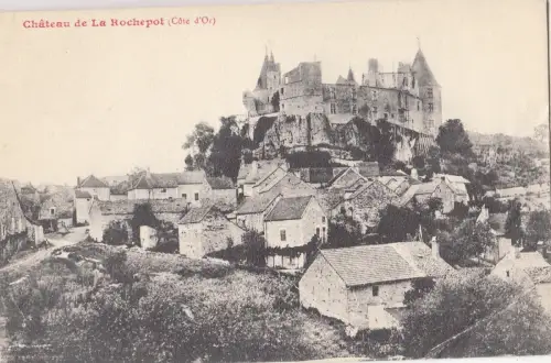 BF16371 chateau de la rochepot cote d or france front/back image