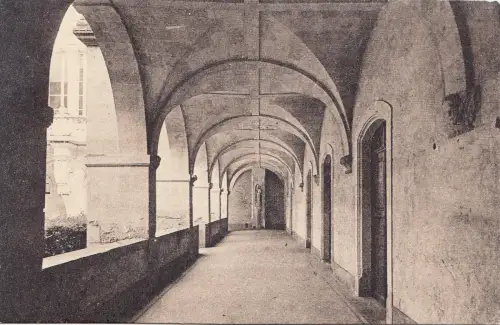 BF16270;e petit cloitre abbaye st pierre de solesmes france front/back image