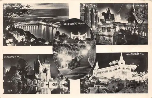 B43637 Budapest Multiviews Ungarn