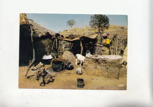 BF28006 africa scene de vie types front/back image