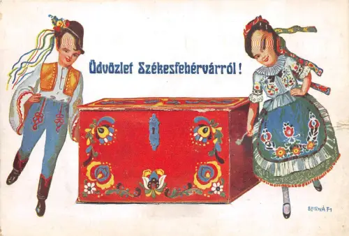 B27284 Ungarn Leporello Szekesfehervar
