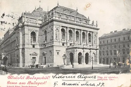 B107676 Ungarn Udvozlet Budapester Opernhaus Echtfoto UK