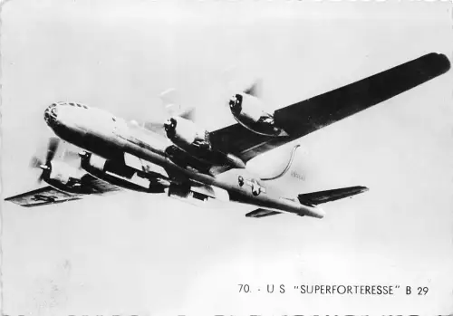 B71525 US Boeing Super Fortresse B 29 Avion Flugzeug Frankreich