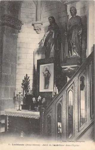 BF15999 loublande d s autel du sacre coeur dans l eglise france